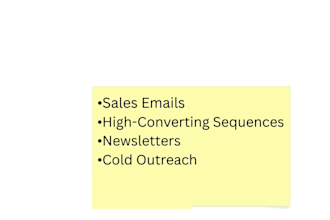 write high converting sales emails and email marketing copy