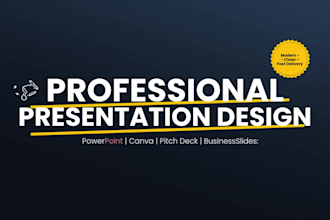 design sales pitch deck and powerpoint presentation
