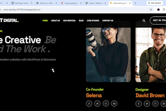 design responsive wordpress website with elementor