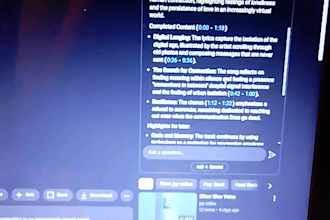 analyze your video with timestamps and detailed breakdown