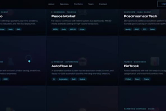 build an automated business website