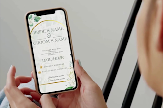design elegant digital wedding invitations