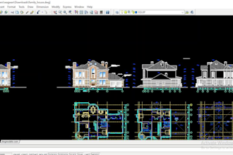 draw 2d floor plans in autocad