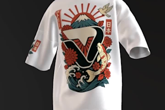 make a 3d clothing mock up for your brand