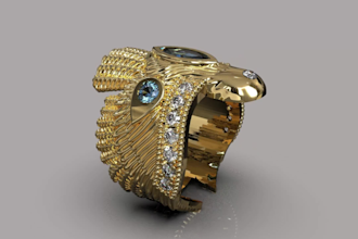 create professional jewelry 3d models in zbrush