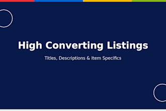 do ebay dropshipping product listing