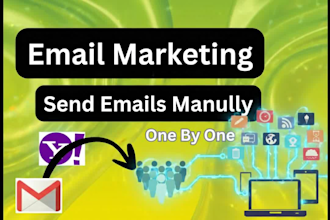 be manually send emails one by one