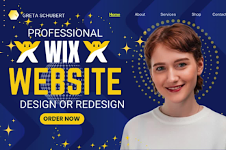 build professional fast loading wix business website design wix website redesign