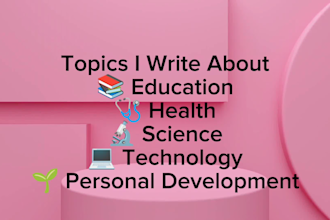 write high quality articles and blog posts