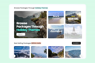 design a travel agency wordpress website with tour booking