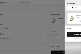 build a django ecommerce website with cart checkout and admin dashboard