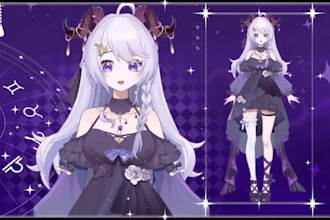 rig live2d vtuber model, vtuber rigging anime vtuber, vtube studio avatar