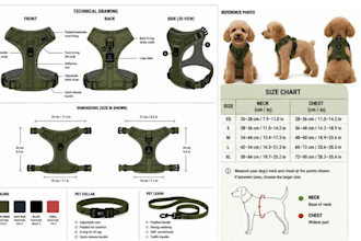 create dog harness tech pack pet design  pet collar pet accessories pet leach