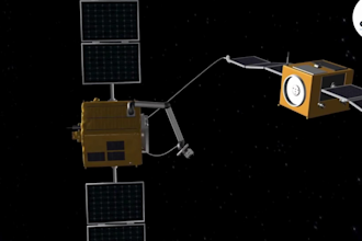 do 3d aerospace engineering, science animation, 3d spacecraft satellite