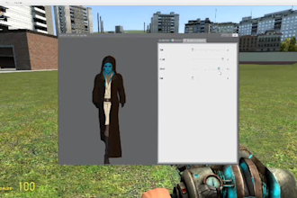 create a custom gmod playermodel, fully rigged and ready to use