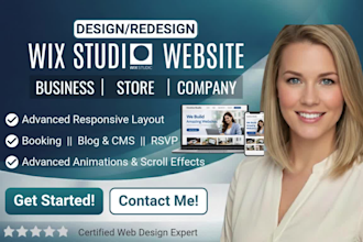 design wix website fix wix website wix studio redesign wix landing page wix seo