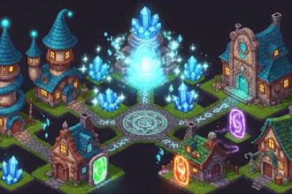 pixel art tileset animation landscape map tileset sprite sheet pixel environment
