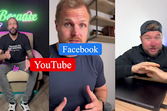 talking head video editing for youtube, facebook, and instagram