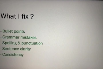 proofread and correct grammer, spelling, and punctuation