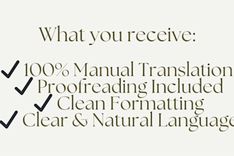 english to portuguese translate academic scientific business cvs and websites