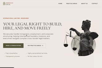 design a law firm website, attorney website, lawyer website