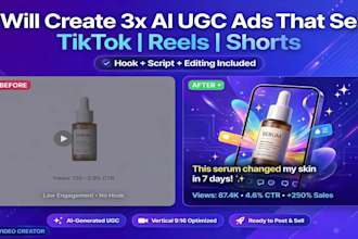 create viral ai influencer video, ai ugc video for tiktok reels
