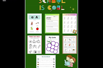 design custom kids worksheets activities and printables