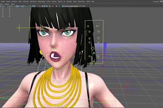 add bone to 3d avatar,caricature rig,full stack avatar,puppet rig for animation