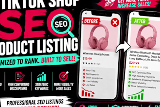 optimize tiktok shop product listing SEO for more sales