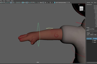 rig a 3d character or prop in maya for animation