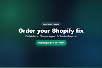 fix your shopify store bugs and errors