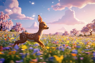 create a cinematic 3d ai cartoon animation for you