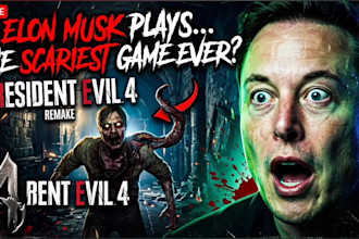 design clickbait horror youtube thumbnails and scary cover art