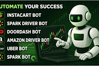 setup spark driver bot, spark delivery bot auto accept orders bot, spark
