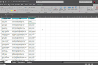 be your professional excel expert for data entry cleaning and dashboards