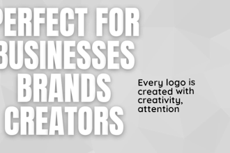 design a custom canva logo foy your brand