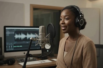 record african and nigerian female voiceover  for ads