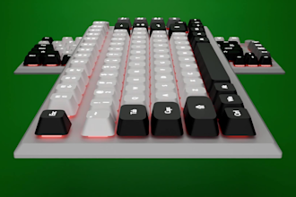 create a high quality 3d product model in blender