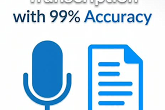 transcribe audio to text with 99 accuracy