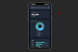 design a clean dashboard for you