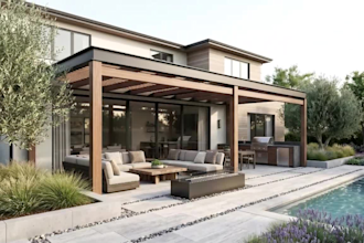 design design a custom patio and outdoor living space for your backyard
