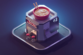 3d modeling and rendering of hard surface