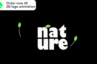 create professional 2d logo animation intro and outro for your brand
