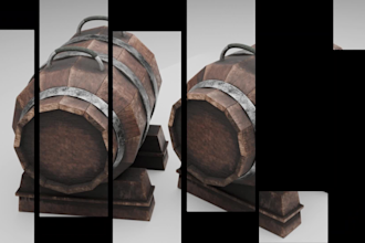 do 3d retopology, decimation, and pbr texturing for game