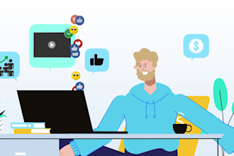 create a 2d animated explainer video for your startup