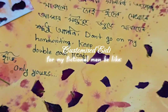 write custom letters and poetry in elegant handwriting