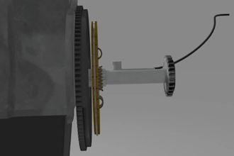 create industrial automotive gearbox drivetrain clutch cgi product animation
