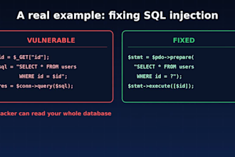 fix PHP website security vulnerabilities, sql injection and XSS