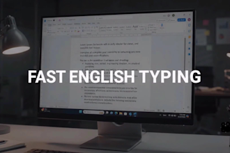 be your expert for data entry and typing work