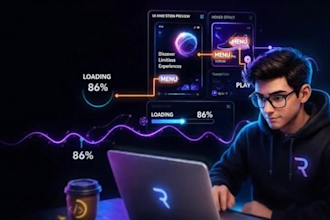 create rive lottie web animation interactive ui and game state machines